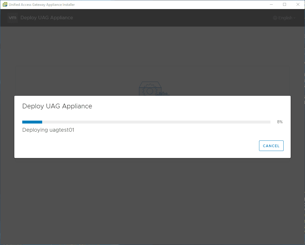 Deployment-of-the-UAG-appliance-begins