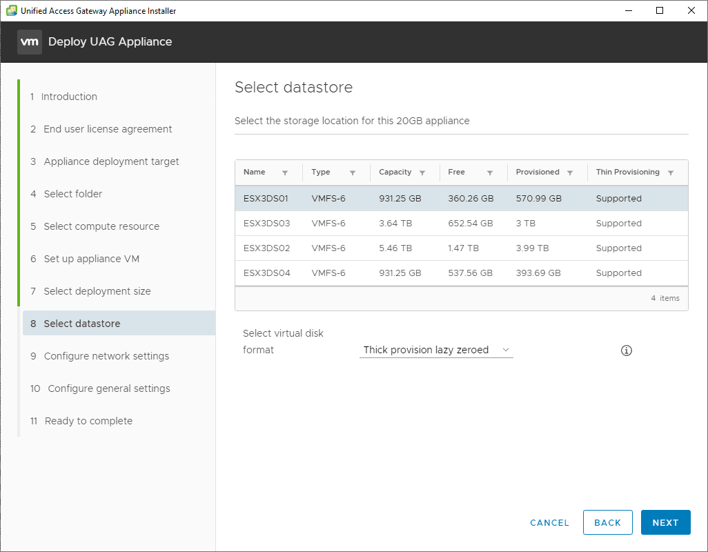 Select-the-target-datastore