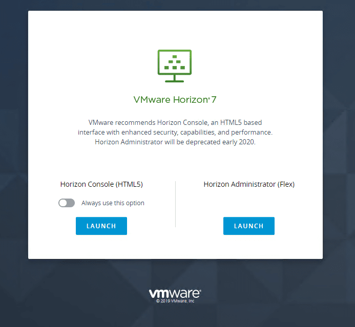 vmware horizon client windows