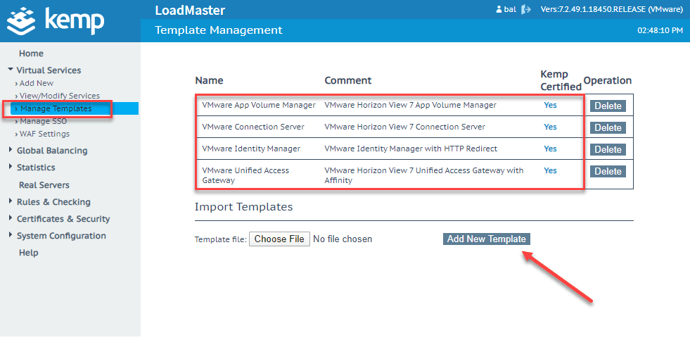 Installing-the-VMware-Horizon-View-7-Kemp-Load-balancer-template