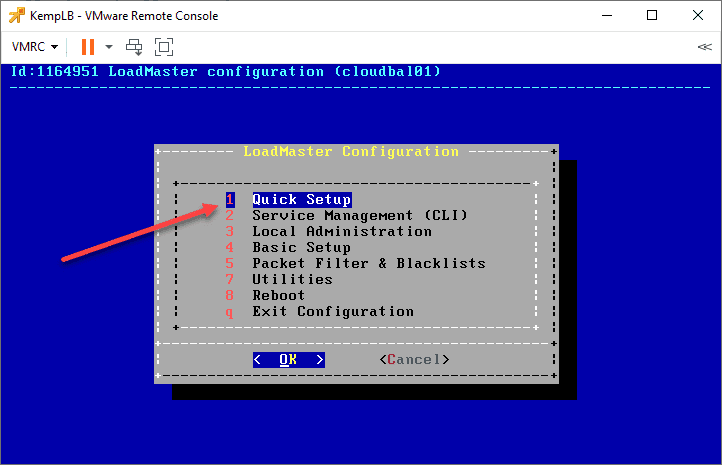 Running-the-quick-setup-to-deploy-the-Kemp-LoadMaster-load-balancer-appliance