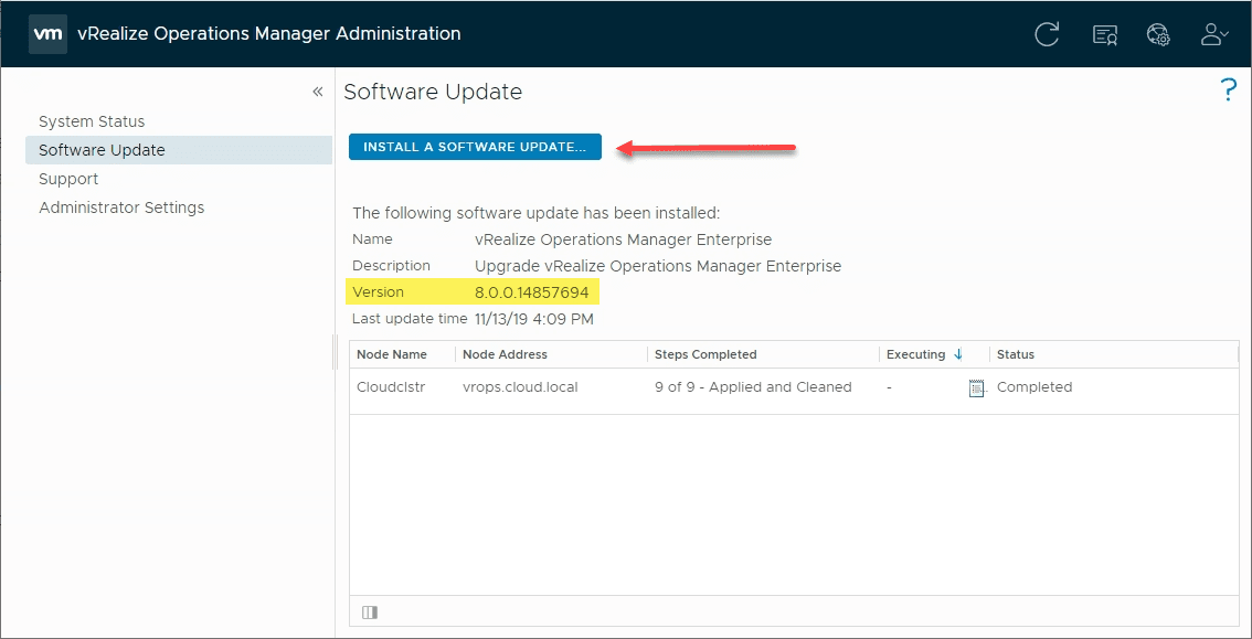 Install-a-software-update-to-upgrade-to-vROPs-8.1