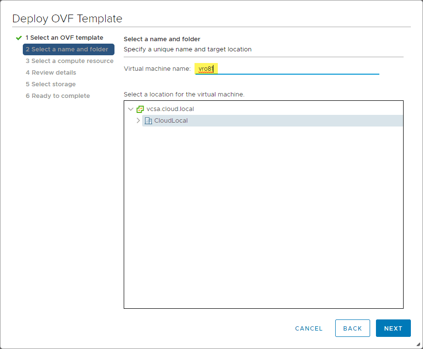 Name-the-vRO-8.1-appliance-in-inventory