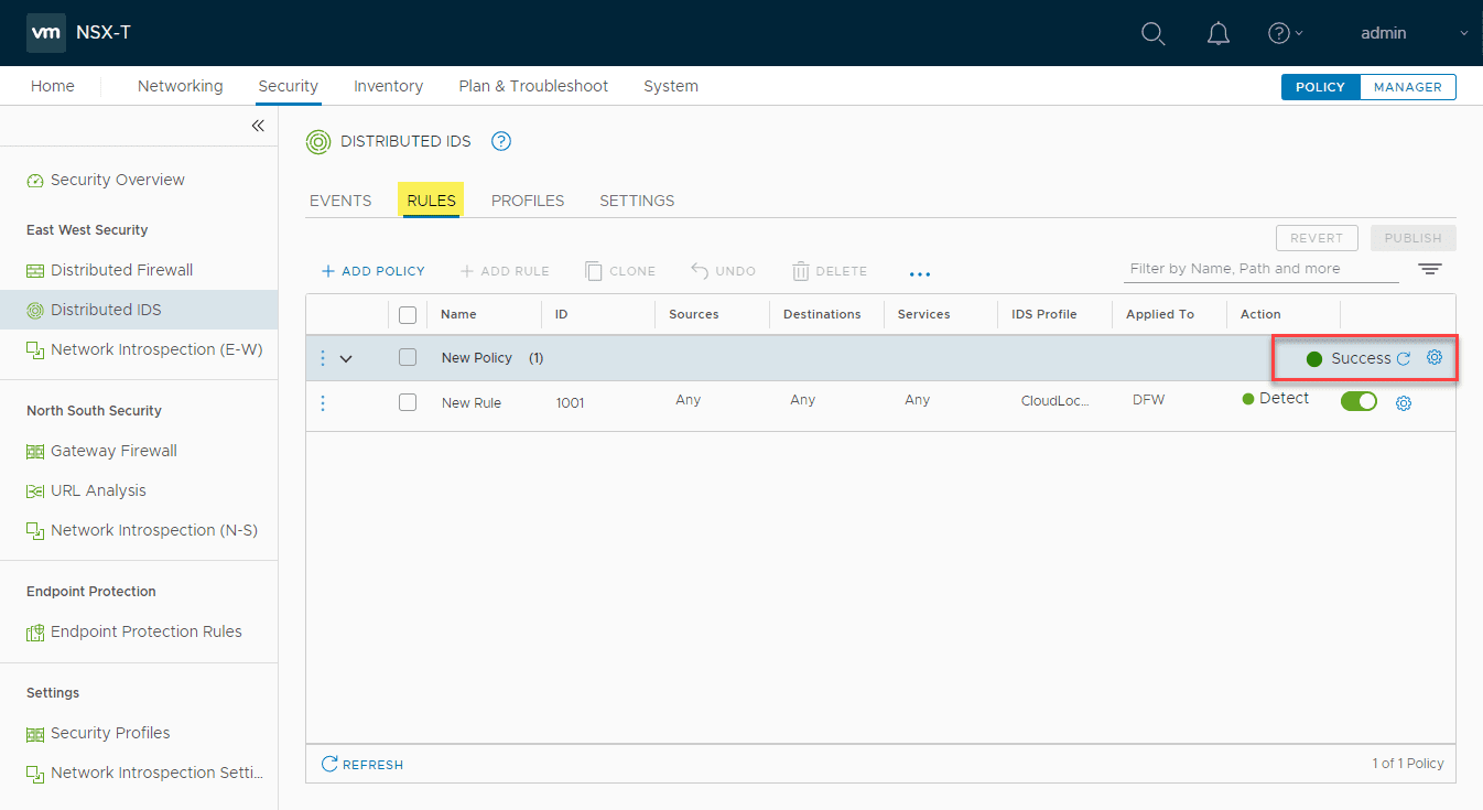 Enable Vmware Nsx T 3 0 Distributed Ids Configuration Virtualization Howto