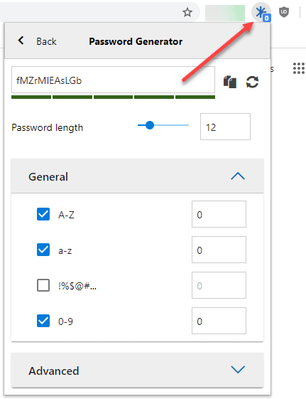 Password-generator-built-into-the-Password-Hub-Chrome-extension