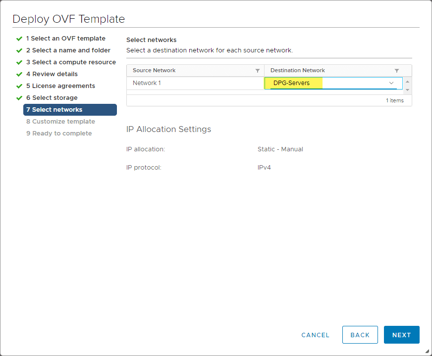 Select-networks-for-connecting-the-vRO-8.1-appliance