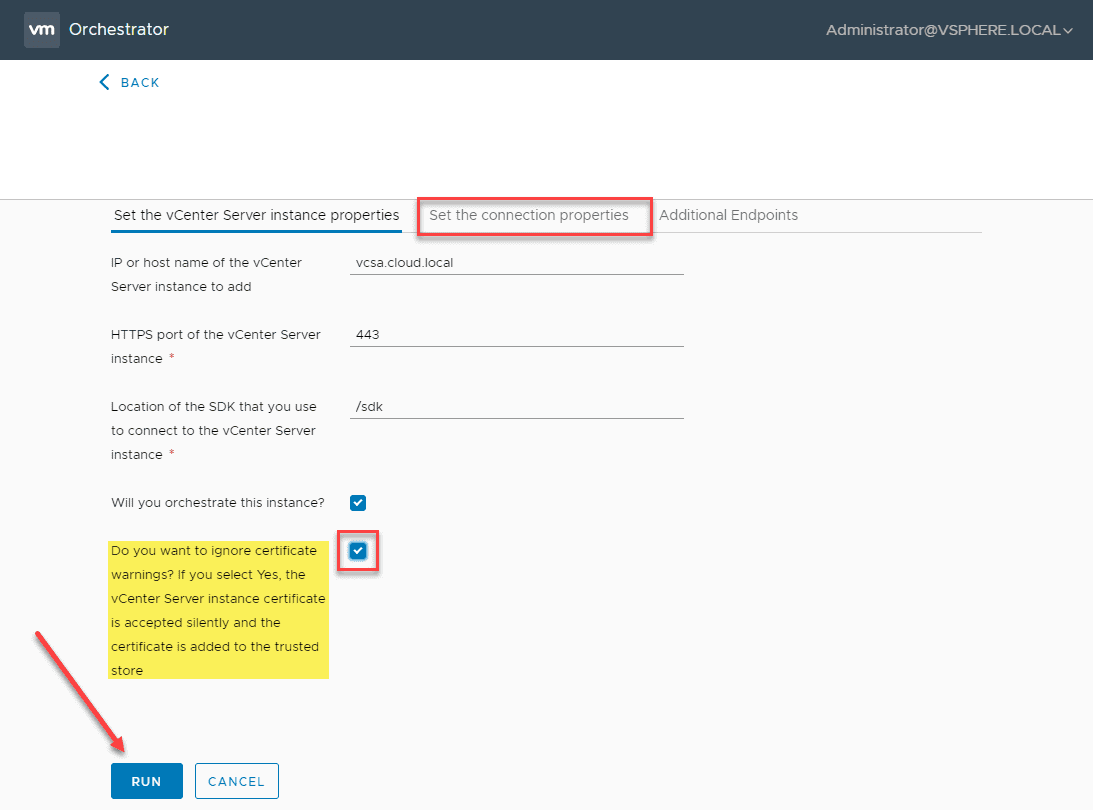 Set-the-connecton-properties-and-run-the-workflow