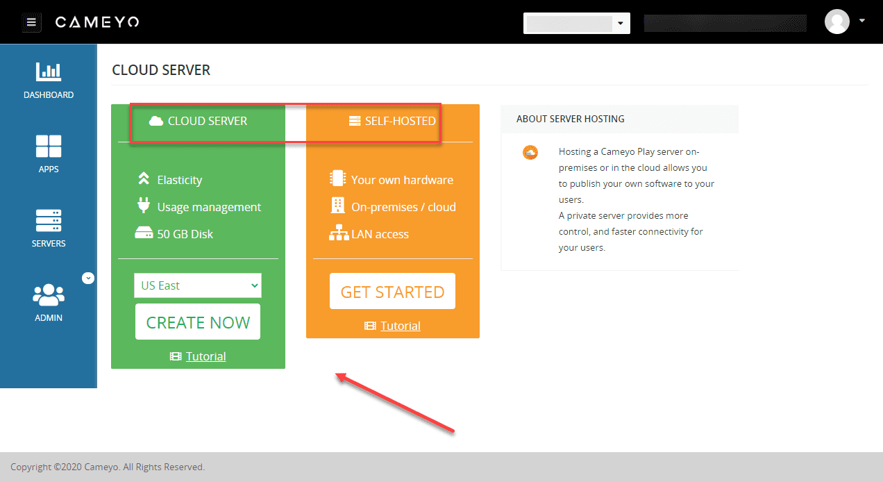 Choose-to-setup-a-Cameyo-cloud-instance-or-a-self-hosted-installation