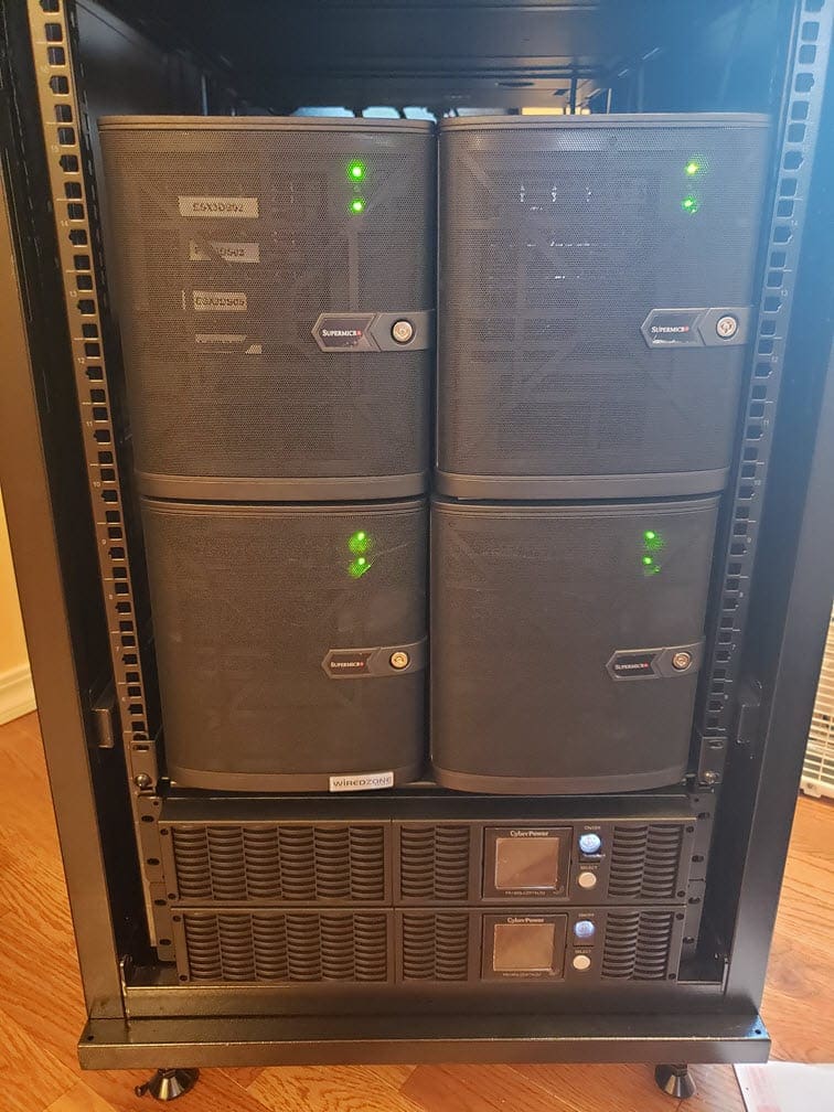 My-four-SYS-5028D-servers