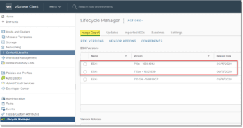 Apply New ESXi 7.0 updates with vSphere Lifecycle Manager vLCM ...
