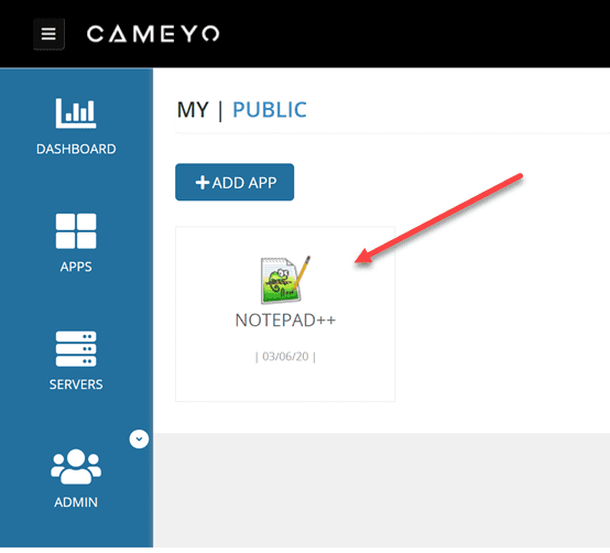 The-Notepad-app-has-been-published-in-the-Cameyo-dashboard