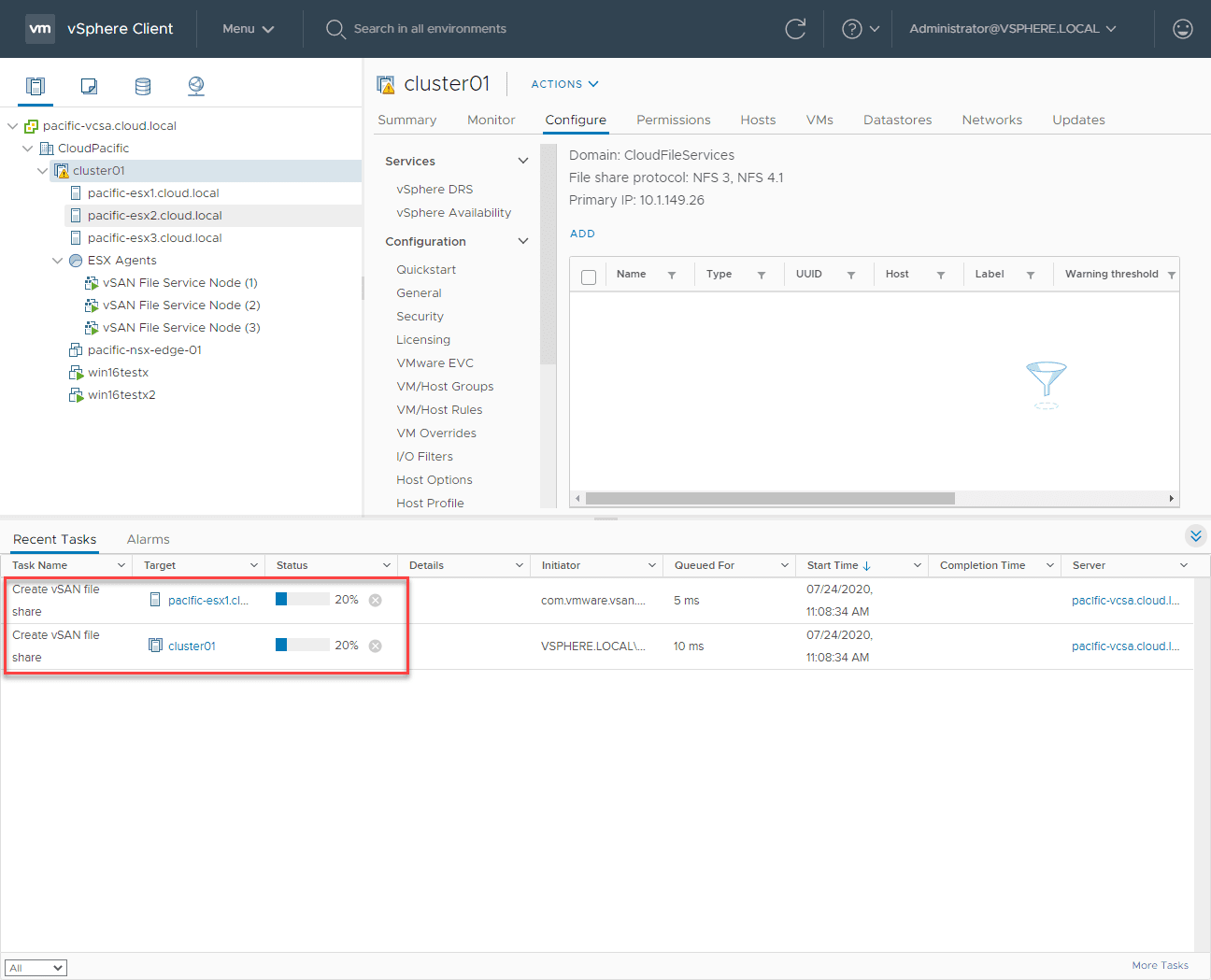 Just one more esxi-guy: Setting up an NFS server with Turnkey Linux