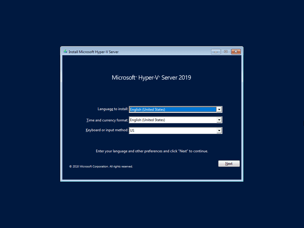 Hyper-V-Server-2019-Windows-Admin-Center-Management