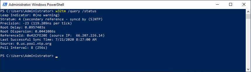 Querying-the-NTP-synchronization-status-of-your-Windows-Server-2016-or-2019-domain-controller