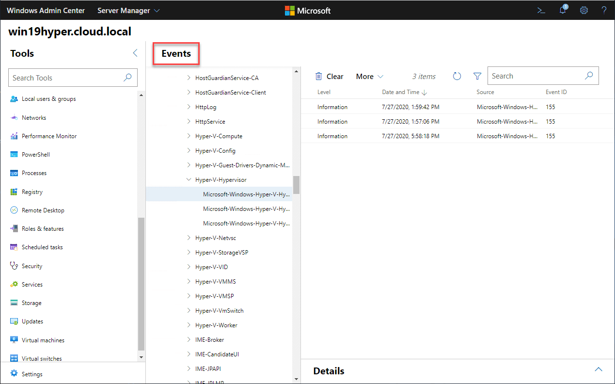 Viewing-Hyper-V-event-logs-from-the-Windows-Admin-Center-dashboard