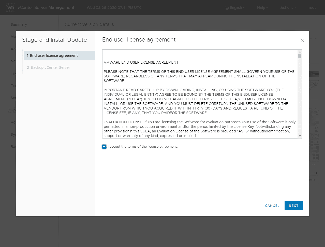 Accept-the-EULA-for-the-vCenter-Server-7.0.0d-appliance-update