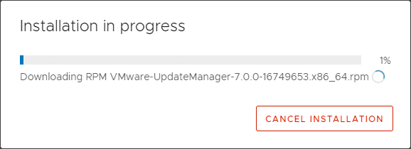 VMware-vCenter-Server-7.0.0d-update-installs
