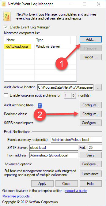 Configuring-the-monitored-computers-and-real-time-alerts