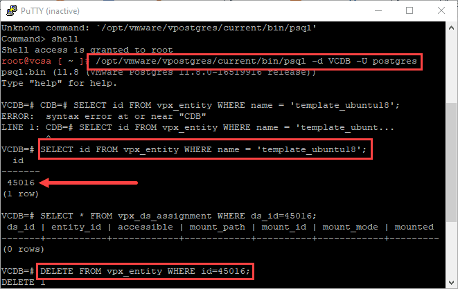 Deleting-a-disconnected-vSphere-template-from-the-vCenter-Server-PostgreSQL-DB