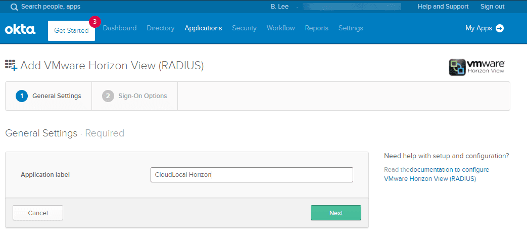 Name-your-VMware-Horizon-RADIUS-application-for-OKTA