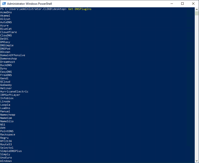 Viewing-the-available-DNS-plugins-for-use-with-Posh-ACME-1