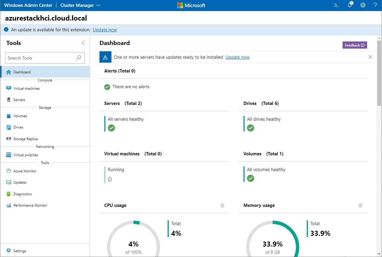 Windows-Admin-Center-monitoring-the-new-Azure-Stack-HCI-cluster-1