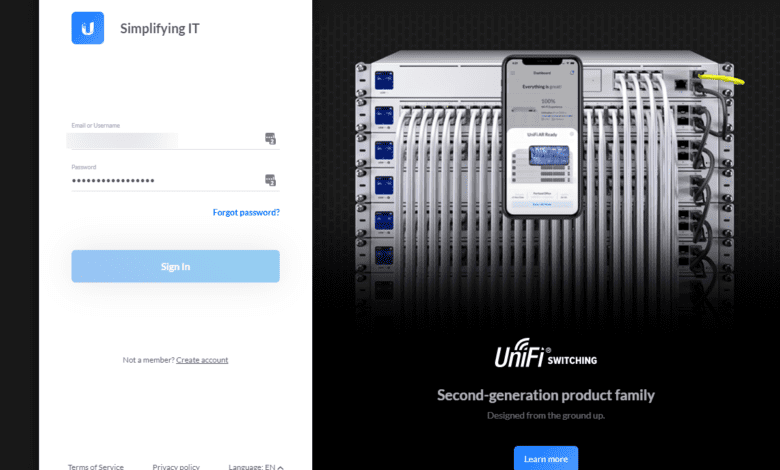 Sign into your ubiquiti account to verify your new password and 2fa 1