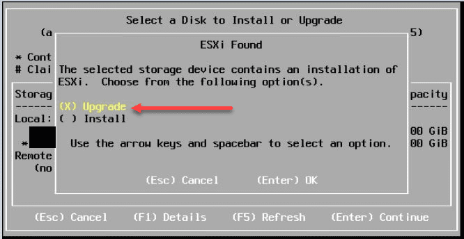 Crypto64.efi esxi error fix choosing upgrade