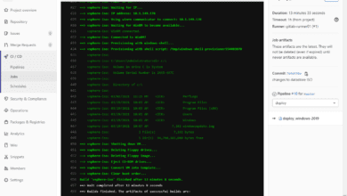 Gitlab ci cd pipeline packer build finishes successfully