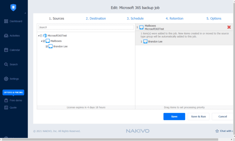 Microsoft office 365 exchange online backup and restore with nakivo backup and replication