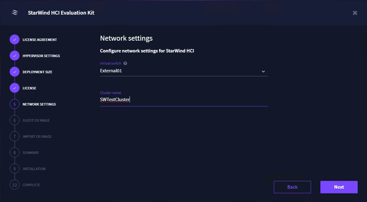 Configure your network settings