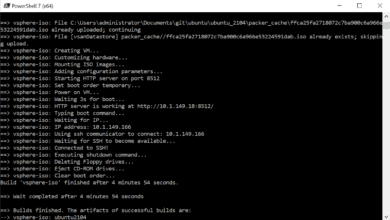 Packer build ubuntu 21.04 for vsphere