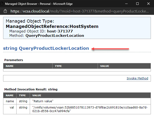 Query the productlockerlocation with the mob
