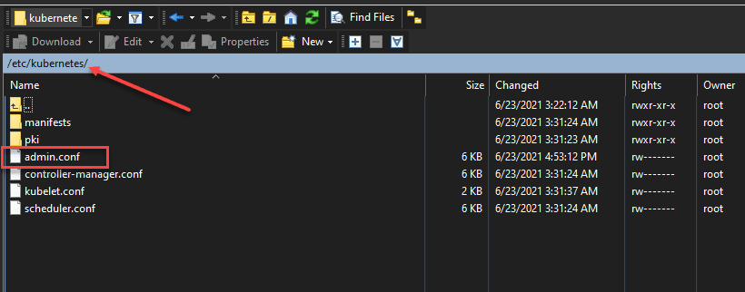 Copying over the kubeconfig file from your kubernetes cluster