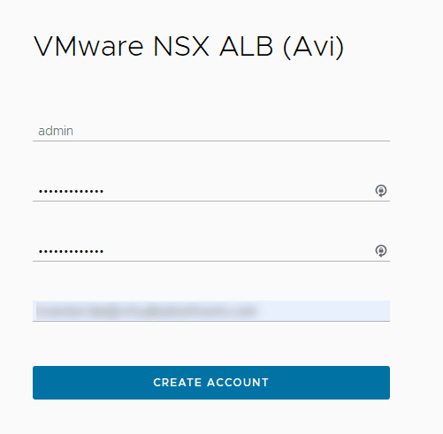 Creating the vmware nsx alb avi login