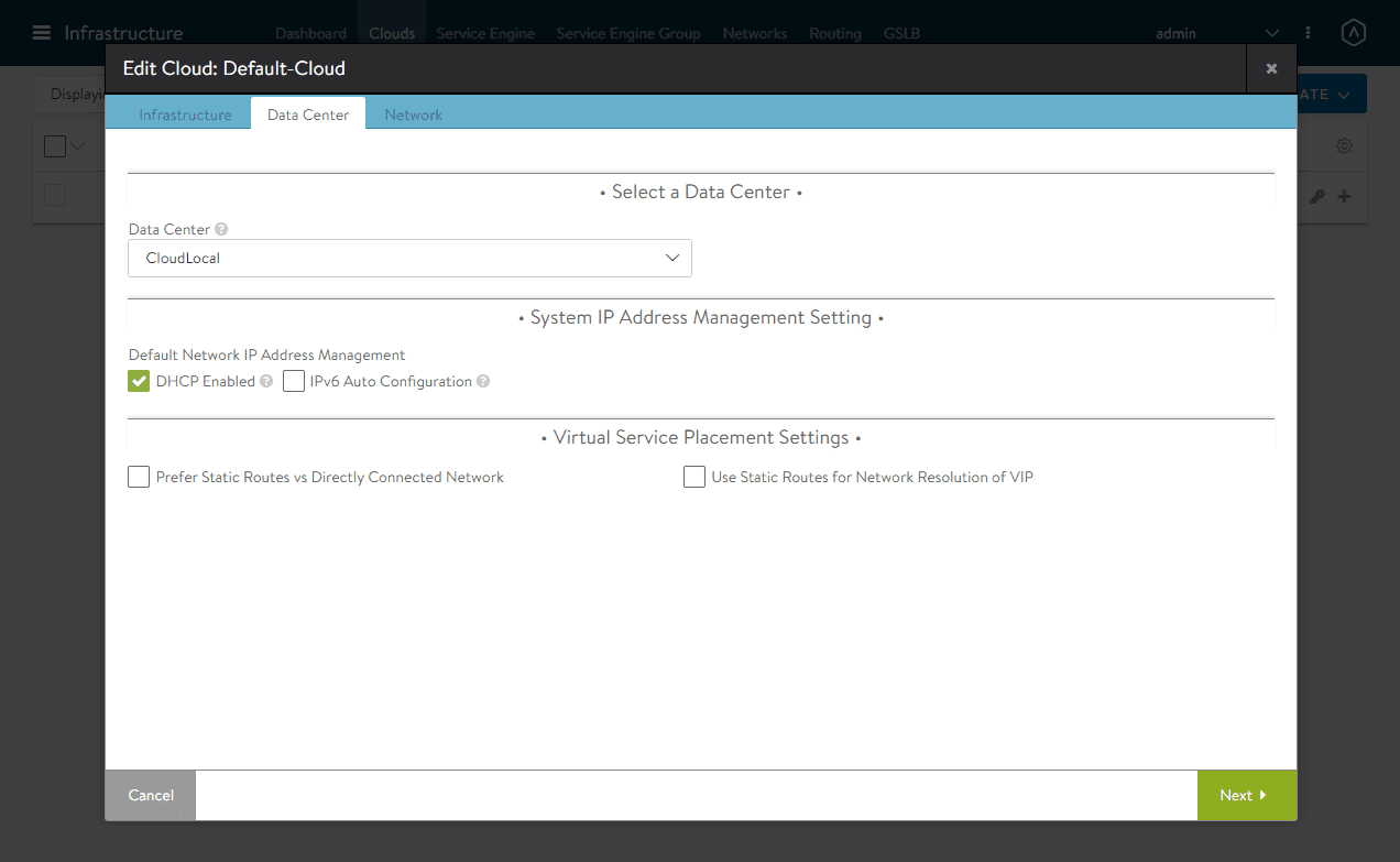 Dhcp configuration