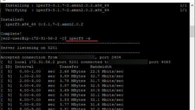 Setting up an iperf3 server on amazon aws ec2 instance