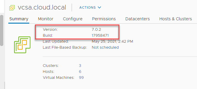 Stay up to date with vsphere releases