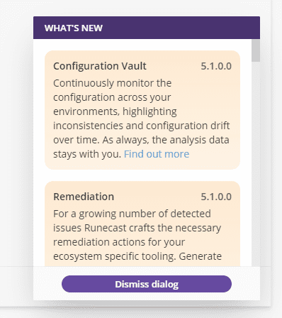 Whats new in 5.1 including config vault and remediation