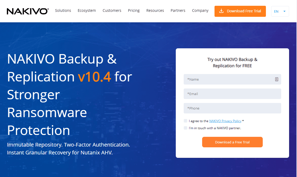 NAKIVO Backup and Replication v10.4 GA Released for Download