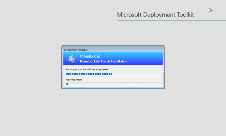 Apply the captured image to deploy Windows Server 2022