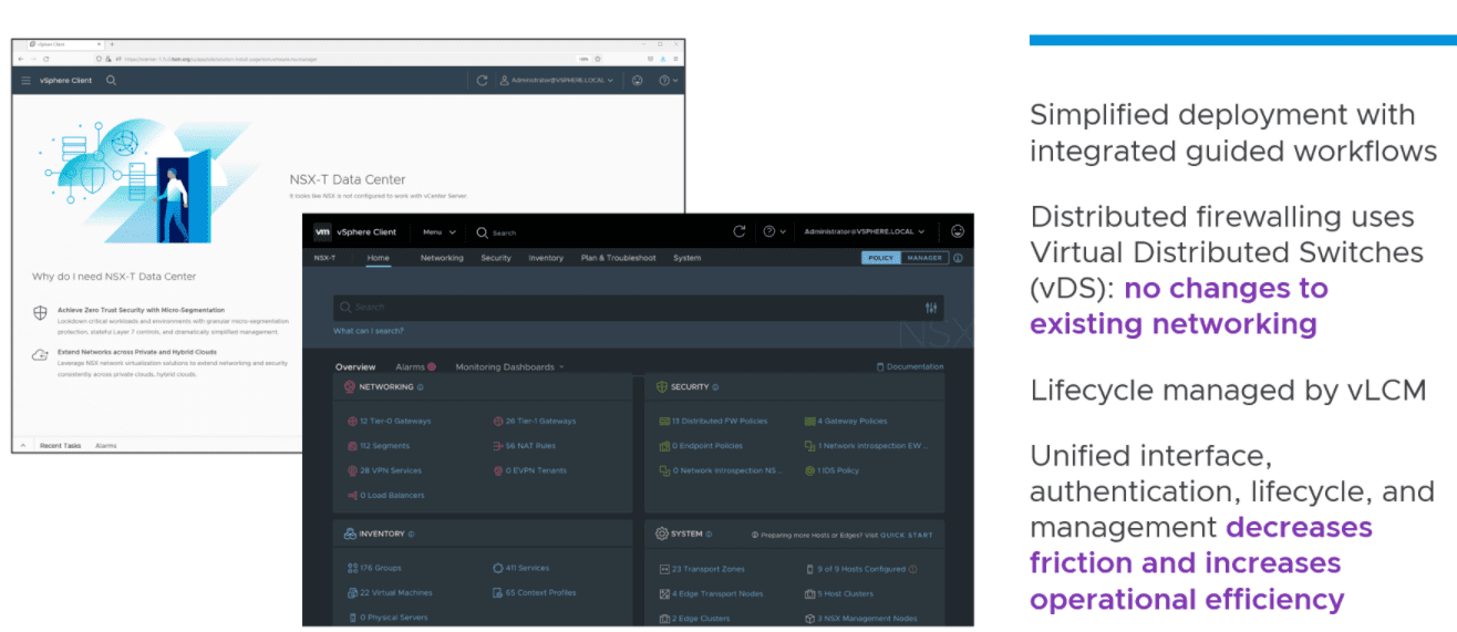 Distributed firewalling is now possible with vSphere Distributed switches in VMware vSphere 7 Update 3