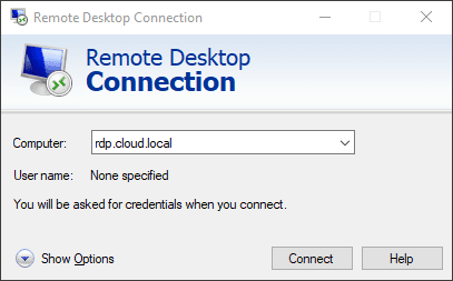 Never expose Remote Desktop Protocol RDP to the Internet