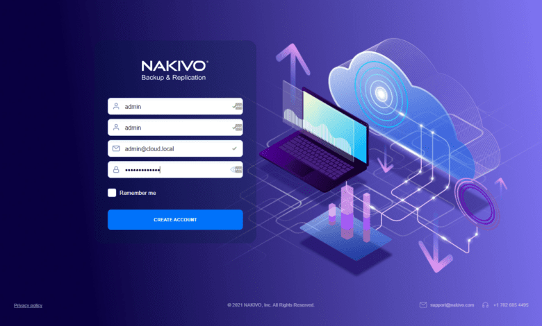 Setup your user account for NAKIVO Backup Replication and add inventory