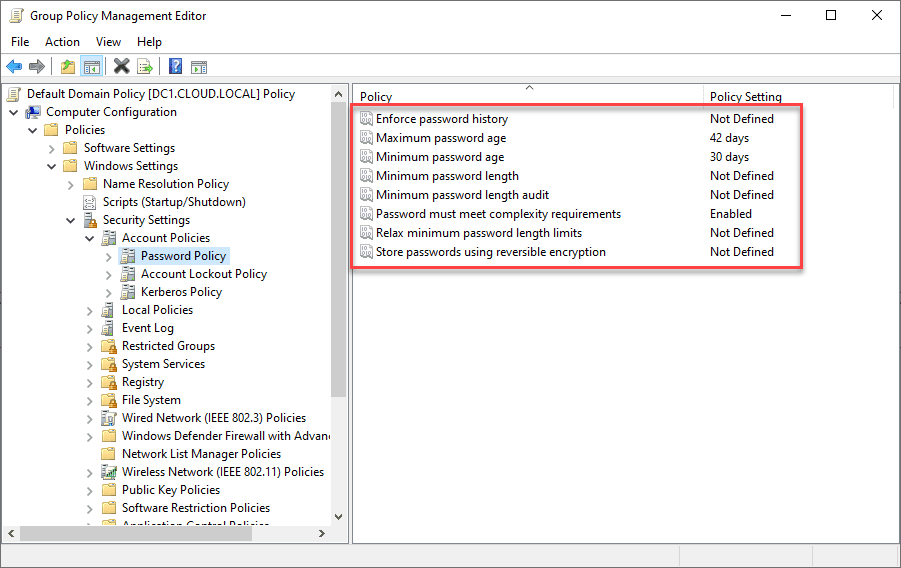 Traditional Active Directory password policies lack tools needed