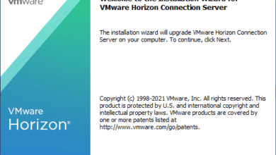 Beginning the upgrade for VMware Horizon 8 2111