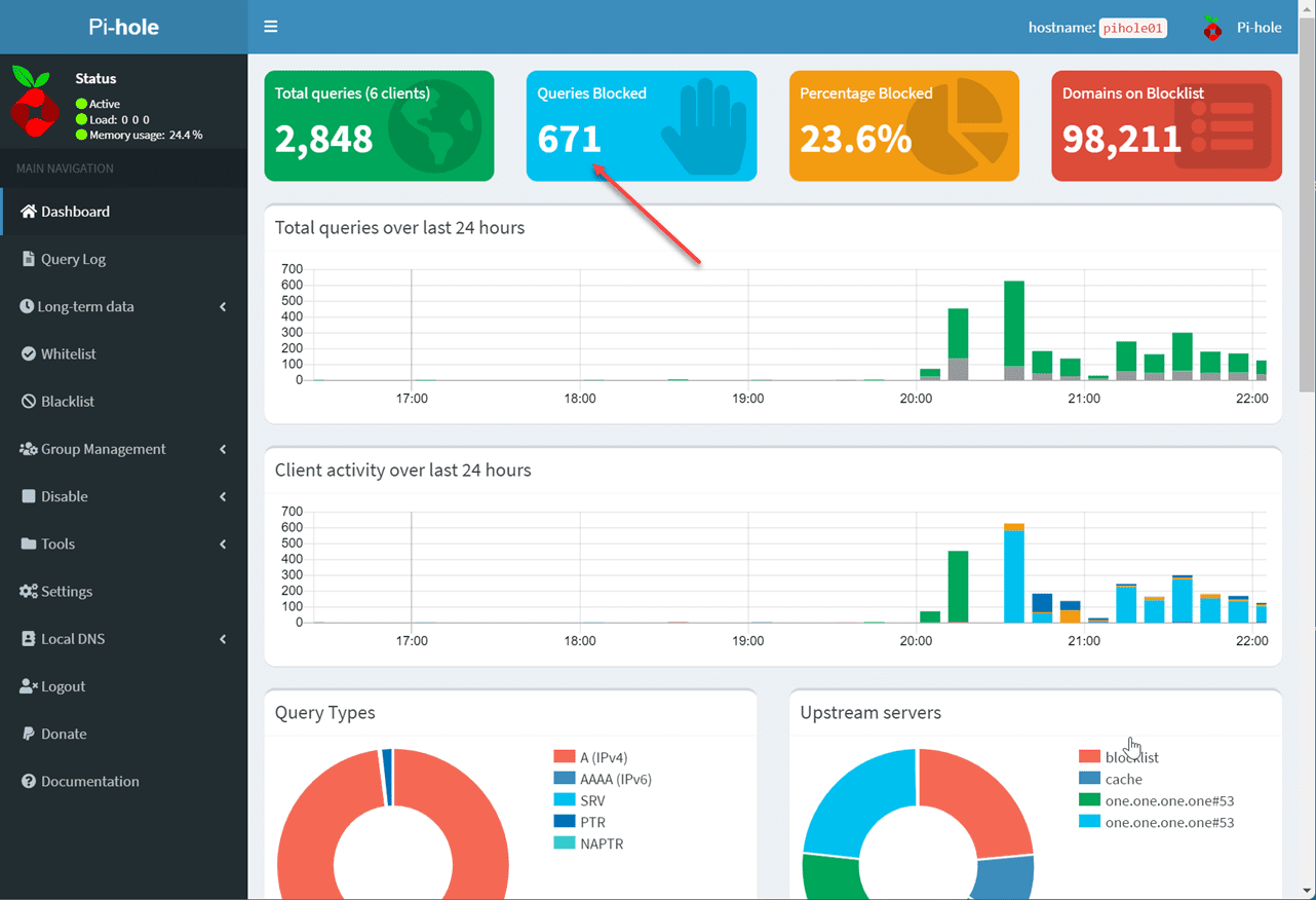 Enjoy blocked ads network wide with Pi hole