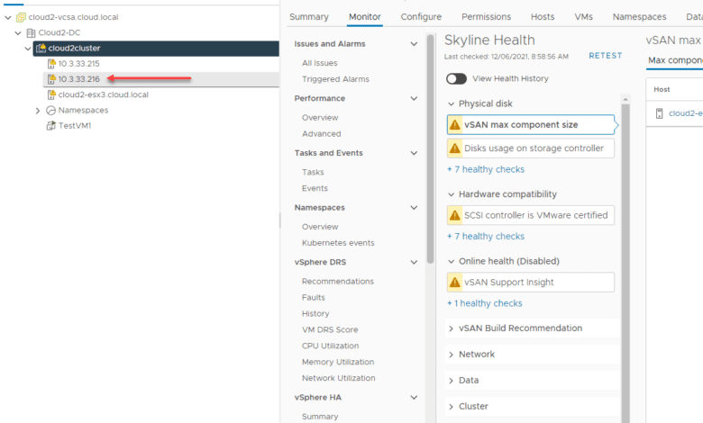 Maintenance mode exited and cluster data resynchronized