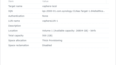 Confirm the iSCSI LUN configuration