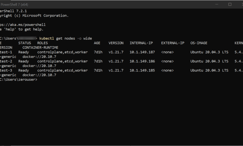 Kubernetes cluster running in the home lab in 2022